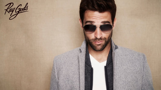 man wearing aviator sunglasses